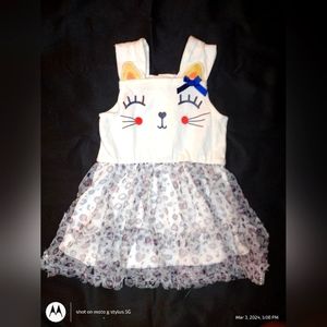 Little Girl 12m Kitty Cat Dress